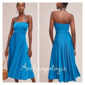 Anthropology penny midi dress